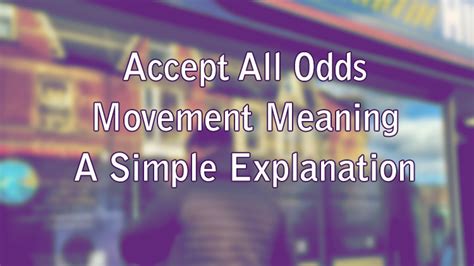 accepting odds movements|Accept All Odds Movement .